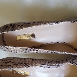 Guess Snakeskin Platform